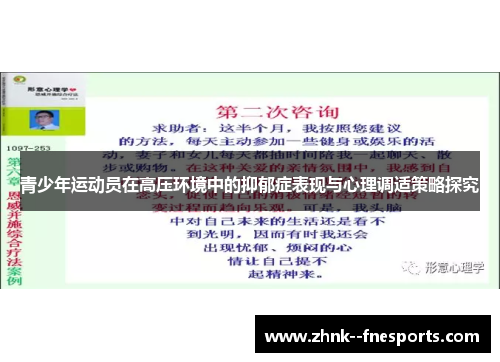 青少年运动员在高压环境中的抑郁症表现与心理调适策略探究